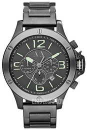 Armani Exchange Well Worn Czarny/Stal Ø48 mm AX1507
