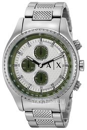 Armani Exchange The Driver Srebrny/Stal Ø45 mm AX1613