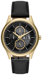 Armani Exchange Dante Czarny/Skóra Ø42 mm AX1876