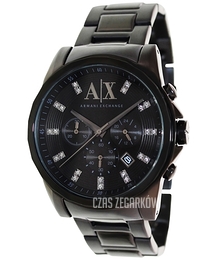 Armani Exchange Ex Dress Czarny/Stal Ø42 mm AX2093