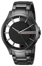 Armani Exchange Czarny/Stal Ø46 mm AX2189