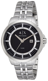 Armani Exchange Czarny/Stal Ø44 mm AX2260