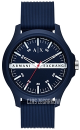Armani Exchange Hampton Niebieski/Guma Ø46 mm AX2421