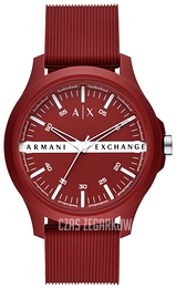 Armani Exchange Hampton Czerwony/Guma Ø46 mm AX2422