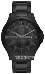 Armani Exchange Hampton Czarny/Stal Ø46 mm AX2427