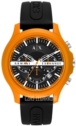 Armani Exchange Hampton Czarny/Guma Ø46 mm AX2438
