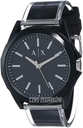 Armani Exchange Drexler Czarny/Żywica z tworzywa sztucznego Ø44 mm AX2640