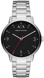 Armani Exchange Cayde Czarny/Stal Ø42 mm AX2737