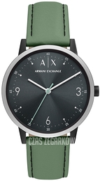 Armani Exchange Cayde Czarny/Skóra Ø42 mm AX2740