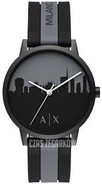 Armani Exchange Cayde Czarny/Guma Ø42 mm AX2742