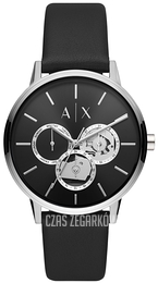 Armani Exchange Cayde Czarny/Skóra Ø42 mm AX2745