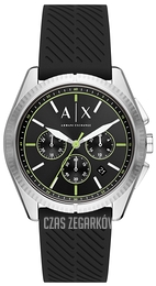 Armani Exchange Giacomo Czarny/Guma Ø43 mm AX2853