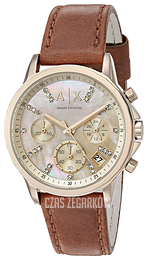 Armani Exchange Active Biały/Skóra Ø36 mm AX4334