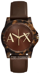 Armani Exchange Brązowy/Guma Ø40 mm AX4341
