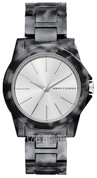 Armani Exchange Srebrny/Żywica z tworzywa sztucznego Ø40 mm AX4343