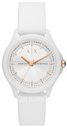 Armani Exchange Lady Hampton VALUE_INKNOWN Biały/Guma Ø38 mm AX5268