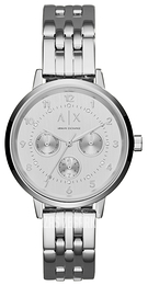 Armani Exchange Dress Srebrny/Stal Ø39 mm AX5376