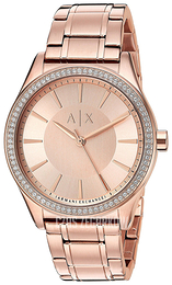 Armani Exchange Dress Różowe złoto/Stal w kolorze różowego złota Ø36 mm AX5442