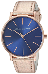 Armani Exchange Dress Niebieski/Skóra Ø36 mm AX5547