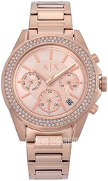 Armani Exchange Drexler Różowe złoto/Stal w kolorze różowego złota Ø38 mm AX5652