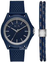 Armani Exchange Drexler Niebieski/Guma Ø44 mm AX7118