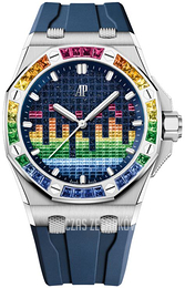 Audemars Piguet Royal Oak Offshore Niebieski/Guma Ø43 mm 15601BC.YY.D343CA.01