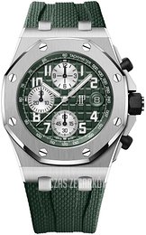 Audemars Piguet Royal Oak Offshore Zielony/Guma Ø42 mm 26238TI.OO.A056CA.01