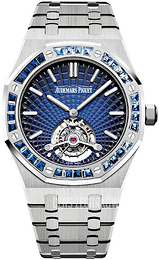 Audemars Piguet Royal Oak Tourbillon Extra-Thin Niebieski/Platyna Ø41 mm 26521PT.YY.1220PT.01