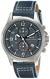 AVI-8 Hawker Harrier II Niebieski/Skóra Ø42 mm AV-4001-05