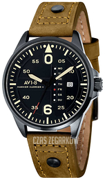 AVI-8 Hawker Harrier II Czarny/Skóra Ø45 mm AV-4003-08