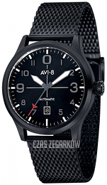 AVI-8 Flyboy Czarny/Stal Ø43 mm AV-4021-44