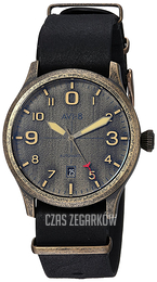 AVI-8 Flyboy Szary/Skóra Ø43 mm AV-4021-OK