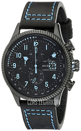 AVI-8 Hawker Hunter Czarny/Skóra Ø45 mm AV-4036-04