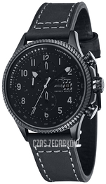 AVI-8 Hawker Hunter Czarny/Skóra Ø45 mm AV-4036-05