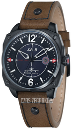 AVI-8 Hawker Hunter Wielokolorowy/Skóra Ø45 mm AV-4039-03