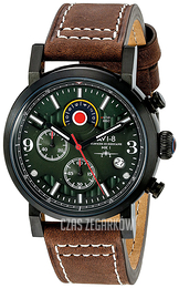 AVI-8 Hawker Hurricane Zielony/Skóra Ø42 mm AV-4041-04