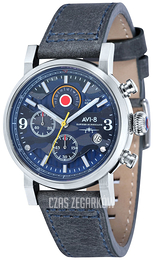 AVI-8 Hawker Hurricane Wielokolorowy/Skóra Ø43 mm AV-4041-07