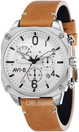 AVI-8 Hawker Hunter Biały/Skóra Ø45 mm AV-4052-01