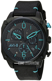 AVI-8 Hawker Hunter Czarny/Skóra Ø45 mm AV-4052-05