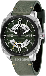 AVI-8 Hawker Hunter Zielony/Skóra Ø45 mm AV-4057-03