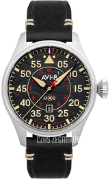 AVI-8 Hawker Hurricane Czarny/Skóra Ø46 mm AV-4097-03