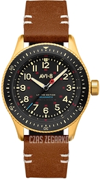 AVI-8 Flyboy Czarny/Skóra Ø40 mm AV-4099-RBL05