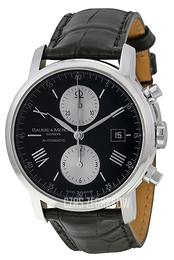 Baume & Mercier Classima Executives Czarny/Skóra Ø42 mm MOA8733