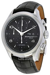 Baume & Mercier Clifton Czarny/Skóra Ø43 mm 10211