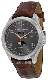 Baume & Mercier Clifton Szary/Skóra Ø43 mm 10213