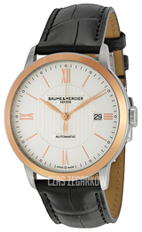 Baume & Mercier Classima Srebrny/Skóra Ø40 mm 10216