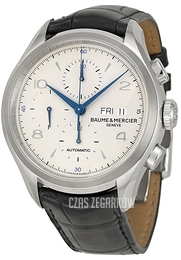Baume & Mercier Clifton Srebrny/Skóra Ø43 mm M0A10123