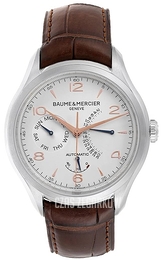 Baume & Mercier Clifton Srebrny/Skóra Ø43 mm M0A10149