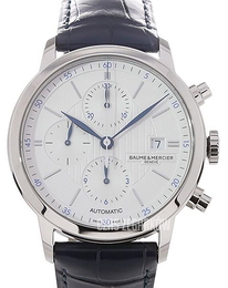 Baume & Mercier Classima Srebrny/Skóra Ø42 mm M0A10330