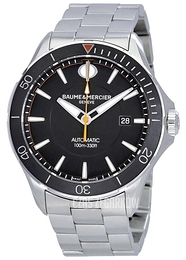 Baume & Mercier Clifton Czarny/Stal Ø42 mm M0A10340